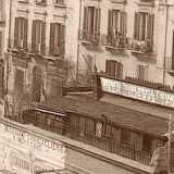 ...occupata fino alla met� del 900 dalla struttura in legno dello studio fotografico di Tommaso Guerra